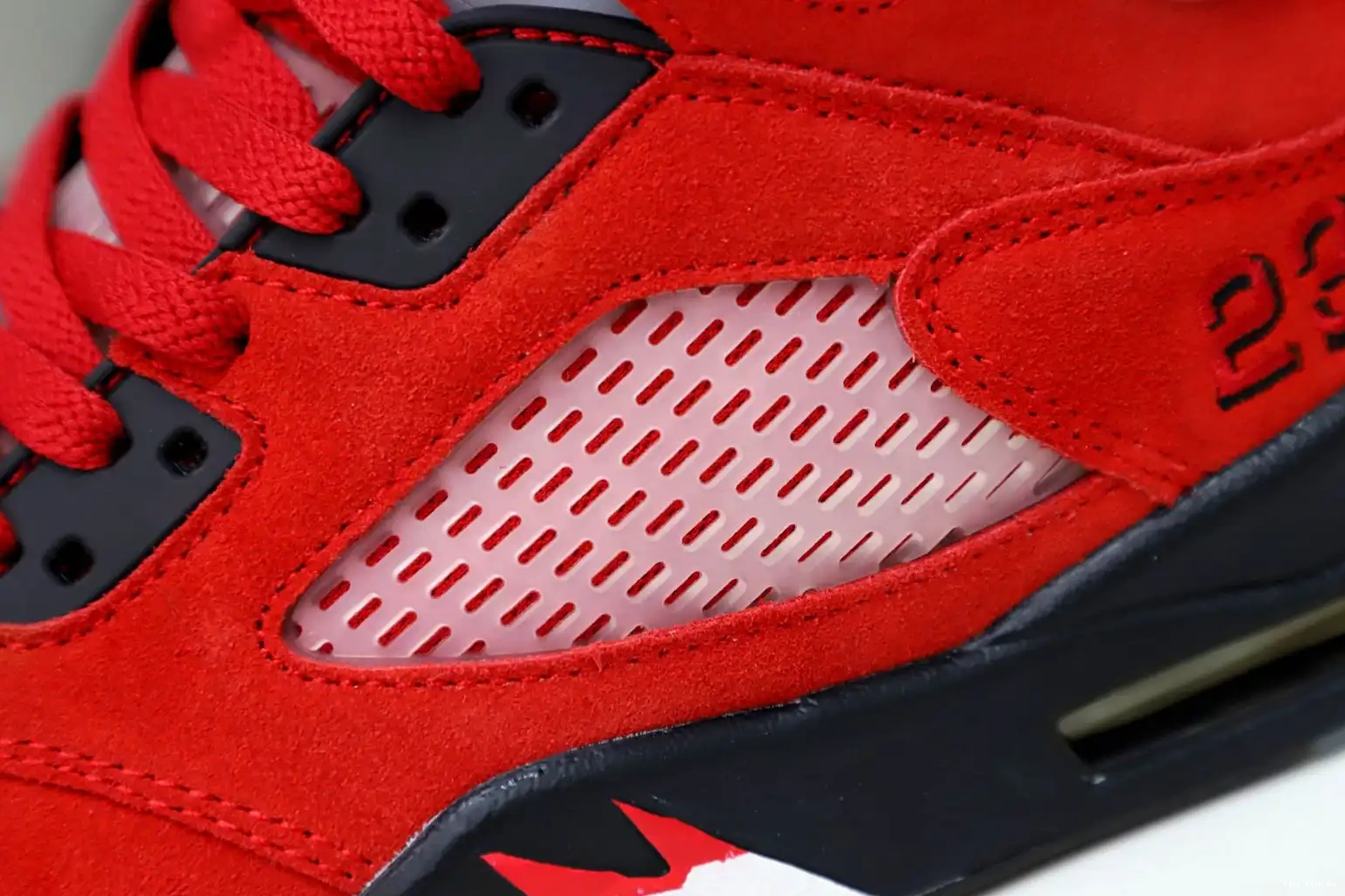 RETRO RED BULL AIR 5 SUEDE Kimikick JORDAN RAGING 0717